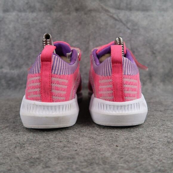 Mayzero Shoes Kids 4 Athletic Trainers Walking Casual Pink Purple Active Sneaker - Picture 5 of 13
